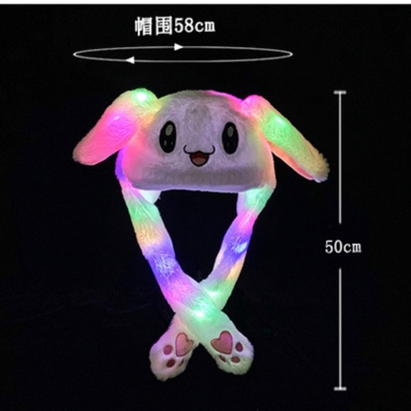NEW!!! Bunny Hat, Three Lights - Picture 3 of 9